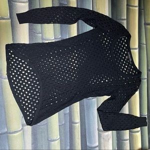 Rock & Republic -Black Net lightweight  high low Size XS